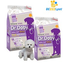 닥터도비 스킨앤코트 강아지 사료 2p, 피부/털개선, 2kg, 2개