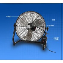 신일 업소용 산업용 공업용 선풍기 서큘레이터 데스크팬 SIF-16FQ   사은품(천연 모기기피제 ) 블랙 다리없는 바닥형 큰 대형 강풍기 선풍기 40cm 3엽 경사조절