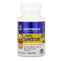 엔자이메디카 Amylase 아밀레이스 Protease 단백질분해효소 Glucoamylase 말테이스 Bromelain 브로멜라인 Pectinase 90 캡슐