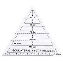시접자 곡자 방안 모드 원단 패턴지 퀄트 아크릴 퀼트 바느질 패치 워크 눈금자 투명 측정 템플릿 삼각형, 01 A