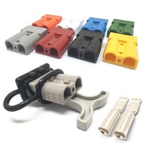 앤더슨 커넥터 40A 50A 120A 175A 350A 30A 낱개판매 배터리충전커넥터 캠핑카 지게차 CE인증 파워커넥터, 단자1개, 은색, 1개