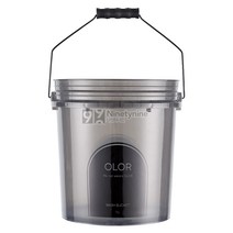 현대모비스 오로르 반투명 버킷-18L 단품 세차용품 다용도 멀티 스탭 박스 바스켓 물통, 1개