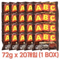 롯데 ABC 초콜릿 72g x 20개입
