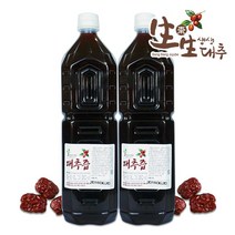 프레시데이 우리대추 그대로 경산 대추즙 진액 1.5L×2병, 상세 설명 참조, 2개