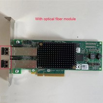Dell 호환 Emulex 8 가바이트/초 FC DP PCIe HBA 포트 네트워크 어댑터 카드 LPE12002 FTLF8528P3BNVEM 8G8, 01 with module