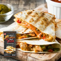 트리플 치즈 퀘사디아 브리또 또띠아 오리지널 닭가슴살 3팩, 단품