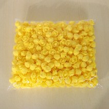 미니조화 10/30/50PCS 미니 PE 폼 장미 꽃 머리 인공 수제 DIY 웨딩 홈 인테리어 축제 및 파티, 30pcs, 07 yellow