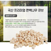 피톤치드 친환경 국내산 편백나무 큐브(9~10mm) 20kg 큐브칩, 1개