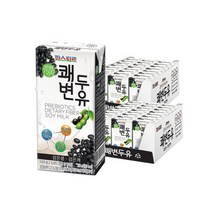 파스퇴르 쾌변두유 검은콩 190mL 24팩 X2 (48팩), 쾌변두유 검은콩  190mL 48팩