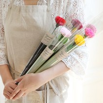 카네이션 비누꽃 한송이포장, 레드