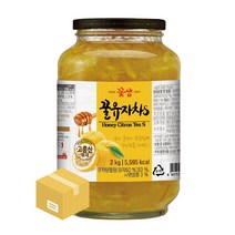 꽃샘 꿀유자차S 2kg X 6개(1BOX), 1