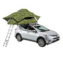 하드탑텐트 차량텐트 루프탑 차박 자동차 루프 텐트 yakima 야외 캠핑 카 suv 오프로드 픽업 트럭 온보드 자체 운전 여행 접이식 방풍 및 방수, 위장 스타일 미디엄