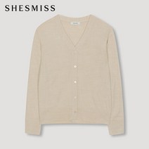 SHESMISS_02 [쉬즈미스] 브이넥 베이직 가디건_SSKCDM32020_OT