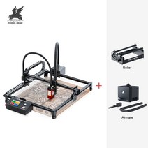 플라잉 베어 레이저맨 CNC 조각기 목재 금속 아크릴 가죽 유리 조각 기계 절단 450mm x 400mm 40W, 05 에어메이트 추가