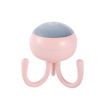 문어 프로젝션 가습기 USB 가정용 단일노즐 디퓨저 LED 야간조명 200ML, pink