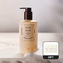 타입넘버 핸드워시 350ml [3종 중 택1] [증정] 핸드크림3종 체험분 2EA, 91원더바이브