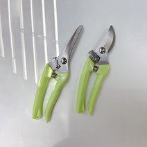 Rora Living다목적 원예가위 가지치기 꽃가위 2개한세트, 그린2개 한세트