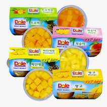 Dole 간편과일 후룻볼 디저트 4종 (113g*4입), 1팩 4입, 복숭아볼 3팩