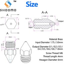 Anet A8 Makerbot MK8 Creality CR10 S4 Ender 3 3Pro 청소 도구 키트 용 압출기 황동 노즐 프린트 헤드, 18 175mm All Mixed_04 Mixed