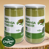 유기농 모링가 분말 모링가잎 가루 파우더 250g, 2통