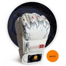 위닝글러브 contender 킥복싱글러브ZOOBOO 권투 장갑 PU 가죽 Sanda Muay 타이 MMA 반 싸우는 경, 02 White