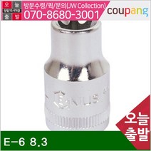 지니어스 공구책임 1_4In.ch 별소켓 E-6 8.3 12 (1EA)