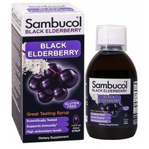 삼부콜 Sambucol 블랙 엘더베리 시럽 230 ml 오지지널 포뮬러 삼부커스