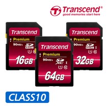 캐논 PowerShot G7X/G7X Mark2디카 호환 SD메모리카드, 01.트랜센드 SDHC-16기가