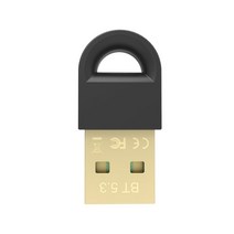 블루투스 동글이 동글 수신기 송신기 usb 허브드라이버 프리 USB 블루투스 어댑터 블루투스 5.3 동글 어댑, [01] Black