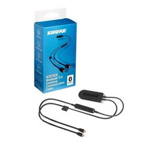 Shure RMCE-BT2 TW2 블루투스 헤드폰 케이블 SE535 SE846 SE215 이어폰 용 마이크가있는 5.0 업그레이드 와, [01] Black