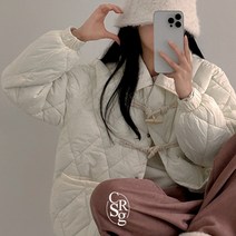 크림슈가 / 가격실화 아방핏 겨울 퀄팅 떡볶이 패딩