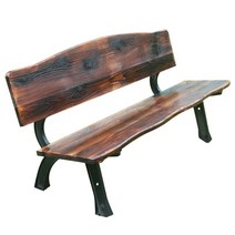 의자 나무 야외 벤치 테라스 정류장 전원 조립식 정원 공원 단단한 방부제, S