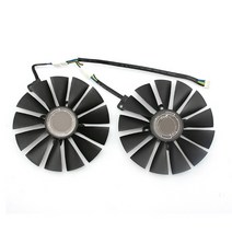 ASUS Radeon RX 470 570 용 95Mm FDC10M12S9-C 4G ROG STRIX 게임 OC 그래픽 카드 냉각 팬, 한개옵션0