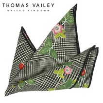 토마스베일리 THOMAS VAILEY 토마스베일리 행커치프 - 블루밍체크 블랙