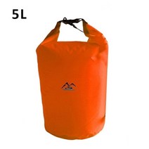 아쿠아백 워터백 드라이백 보트 낚시 래프팅 수영 5L/10L/20L/40L/70 용 야외 건조 방수 가방 플로팅 드라, 01 Orange-5L