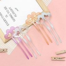 비단길 클레아 하트 비녀 2종 세트