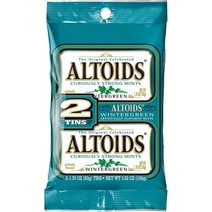 ALTOIDS Wintergreen Mints Twin Pack 알토이즈 윈터그린 민트 트윈팩, 1개