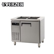 에버젠 간냉식 받드테이블(1200) 2도어 UDS-12BIE 반찬냉장고 올스텐 디지털, 1층까지 배송
