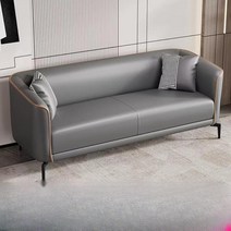 3.5인용쇼파 3인용 다이닝 좁은거실 패브릭 소파, 65cm [베개 1개], 오렌지 테크레더 고탄성스펀지
