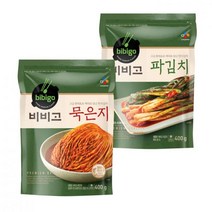 비비고 파김치 400G x 2 묵은지 400G x 2 혼합팩