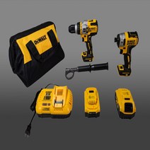 DEWALT 20V MAX 리튬 이온 무선 콤보 키트(도구 2개)(5.0Ah) DCK2100P2 540785