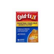 [Cold Eeze] 콜드 이지 징크 글루콘산 글리신 로렌지 허니 레몬 18 로렌지