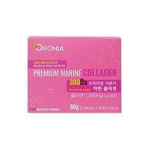 오로니아 프리미엄 저분자 마린 콜라겐 30포 300달톤 캐나다산 직수입 완제품 비린맛적은