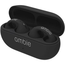 ambie sound earcuffs Bluetooth 이어폰 AM-TW01, AM-TW01 블랙