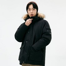 체이스컬트 남성 중힙기장 후드 다운 점퍼-JGRK4715E03