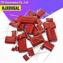 10 개 63V 100V 250V 400V 450V 630V CBB 폴리 프로필렌 필름 커패시터2000 101 103 104 125J 105 221 222