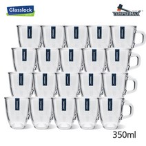 글라스락 퓨전 강화 머그컵 350ml, 40개