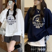 베베디 여성용 브르독 간절기 긴팔티셔츠 1+1