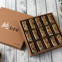 [순강정]오트밀 견과류강정 귀리견과강정 견과바 에너지바 강정바 고급선물 하루견과강정, 45개입, 추석선물포장(카드/선물봉투포함-무료)