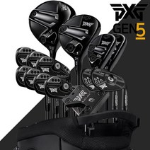 PXG 풀세트 GEN5 블랙 가방포함 남성 여성 젠5 신제품, PXG GEN5 블랙 12개 풀세트, L 여성용, 언더그립